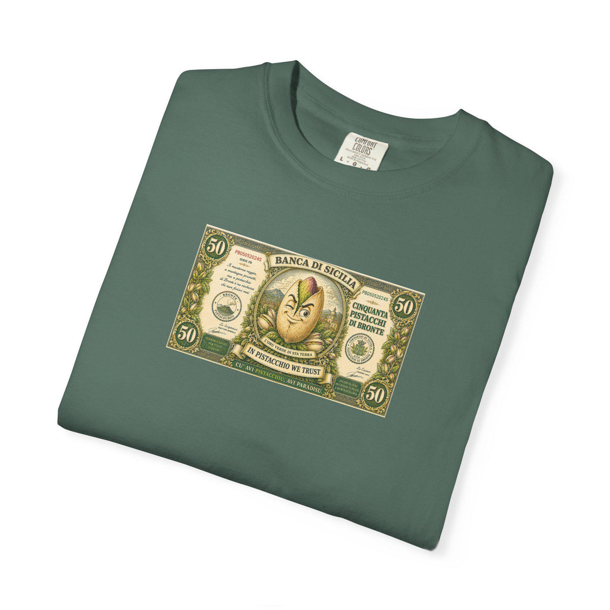 Pistachio Shirt, Bronte Pistachio Sicilian Tee, Banca di - photo 8