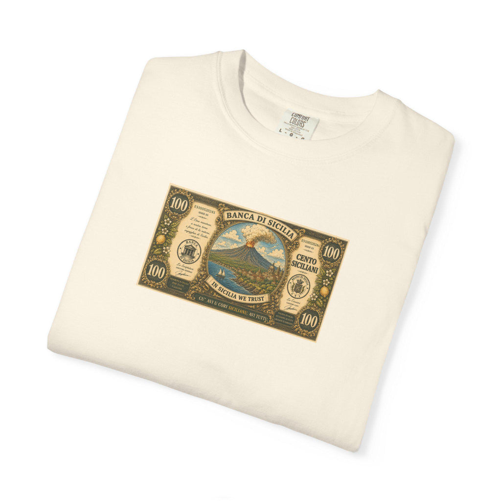 Mount Etna Shirt, Sicilian Pride Tee, Banca di Sicilia 100 - photo 3