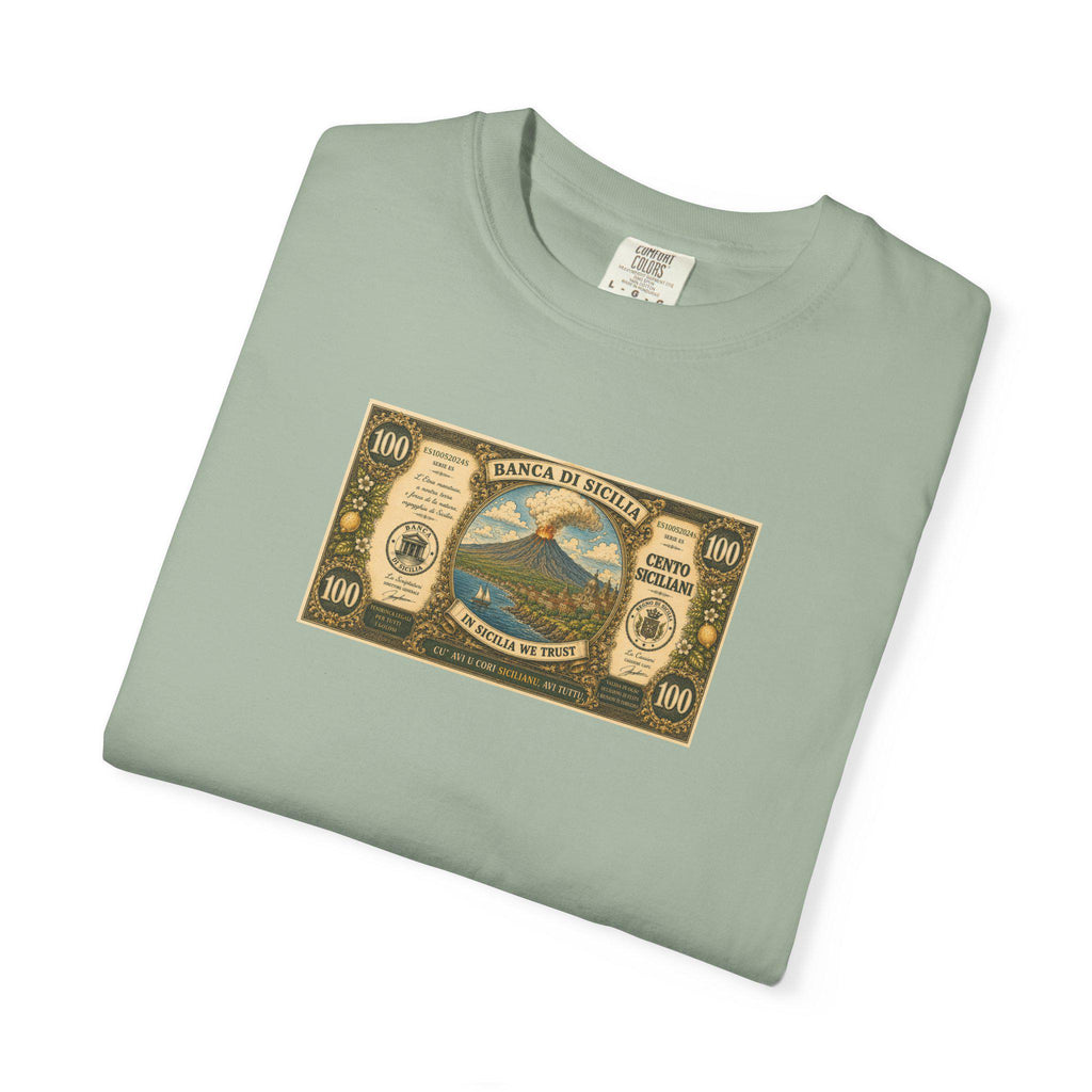 Mount Etna Shirt, Sicilian Pride Tee, Banca di Sicilia 100 - photo 4