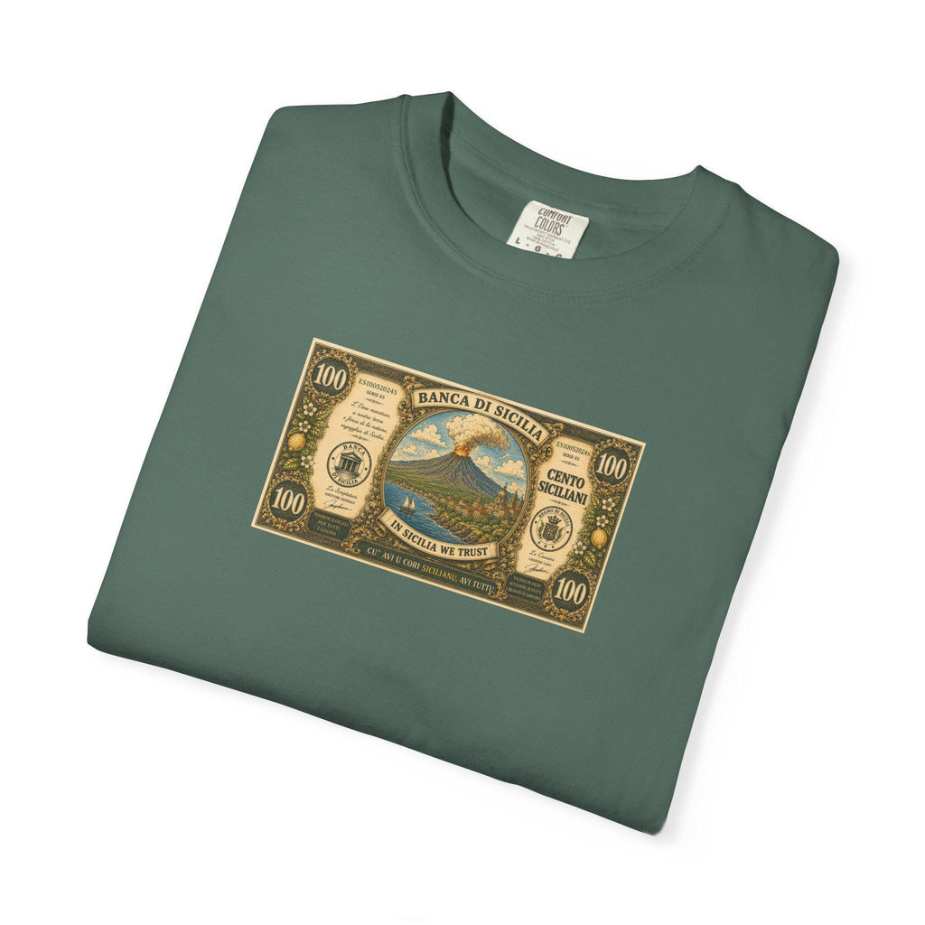 Mount Etna Shirt, Sicilian Pride Tee, Banca di Sicilia 100 - photo 9