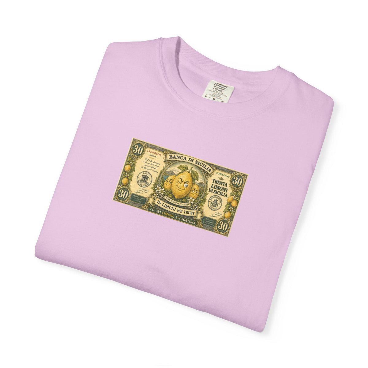 Sicilian Lemon Shirt, Funny Money Tee, Fake Banknote Foodie - photo 7