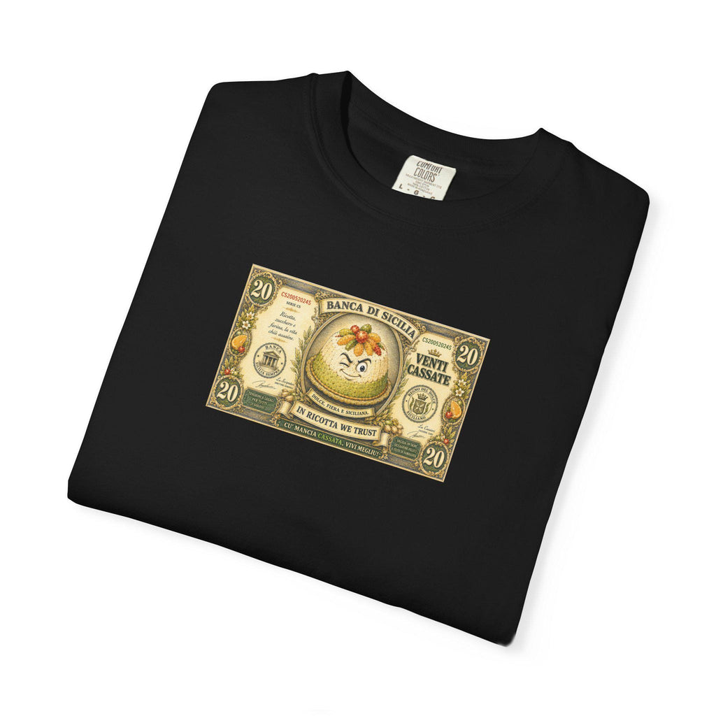 Cassata T-Shirt, Sicilian Banknote Tee, Venti Cassate - photo 6