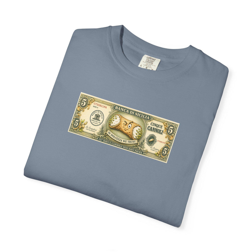 Cannoli Shirt, Sicilian Dollar Bill Tee, Cinque Cannoli - photo 5