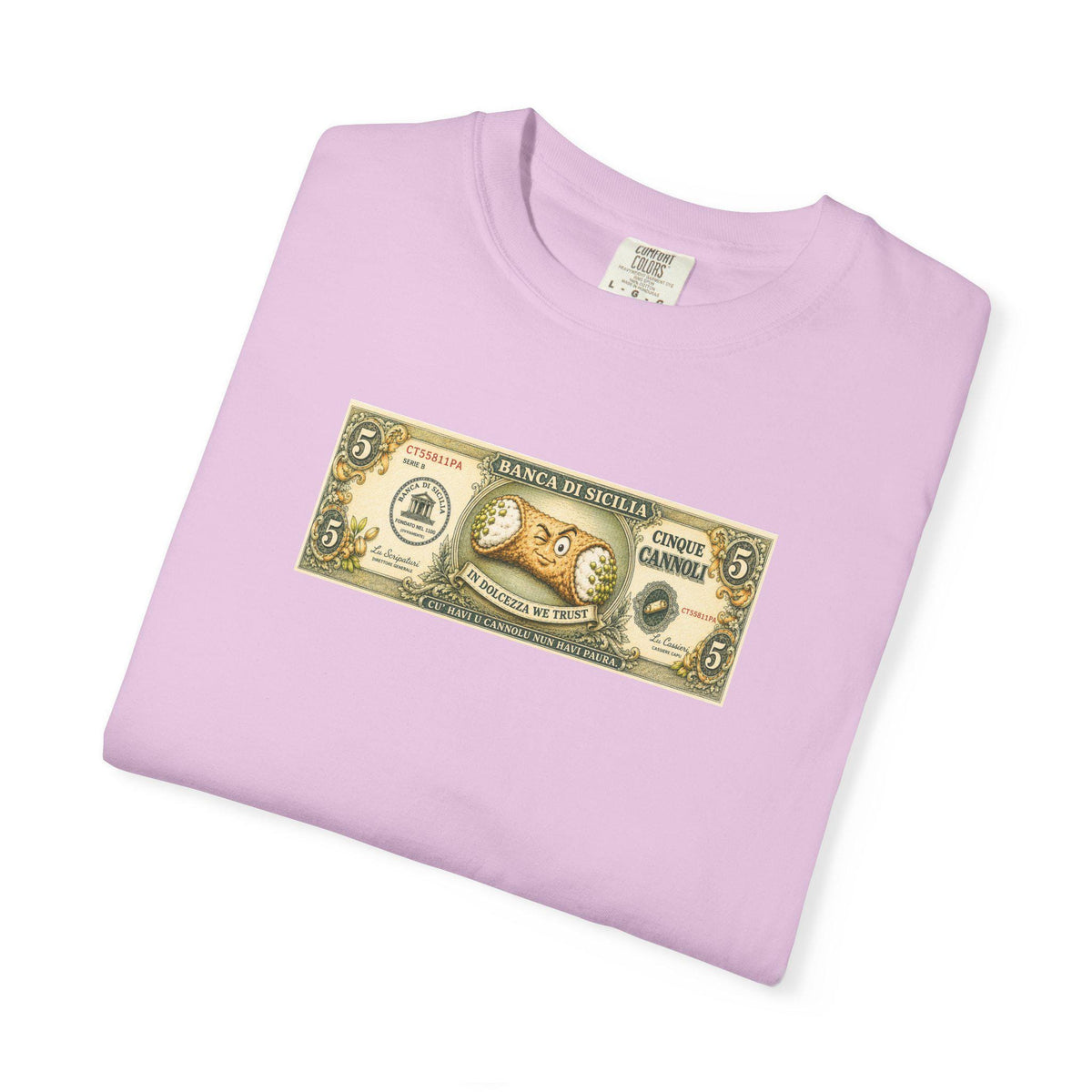Cannoli Shirt, Sicilian Dollar Bill Tee, Cinque Cannoli - photo 7