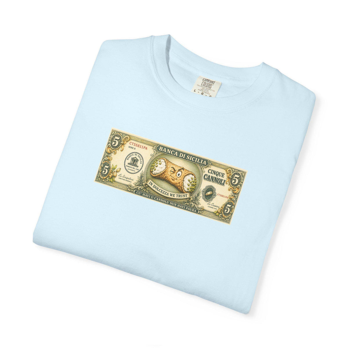 Cannoli Shirt, Sicilian Dollar Bill Tee, Cinque Cannoli - photo 8