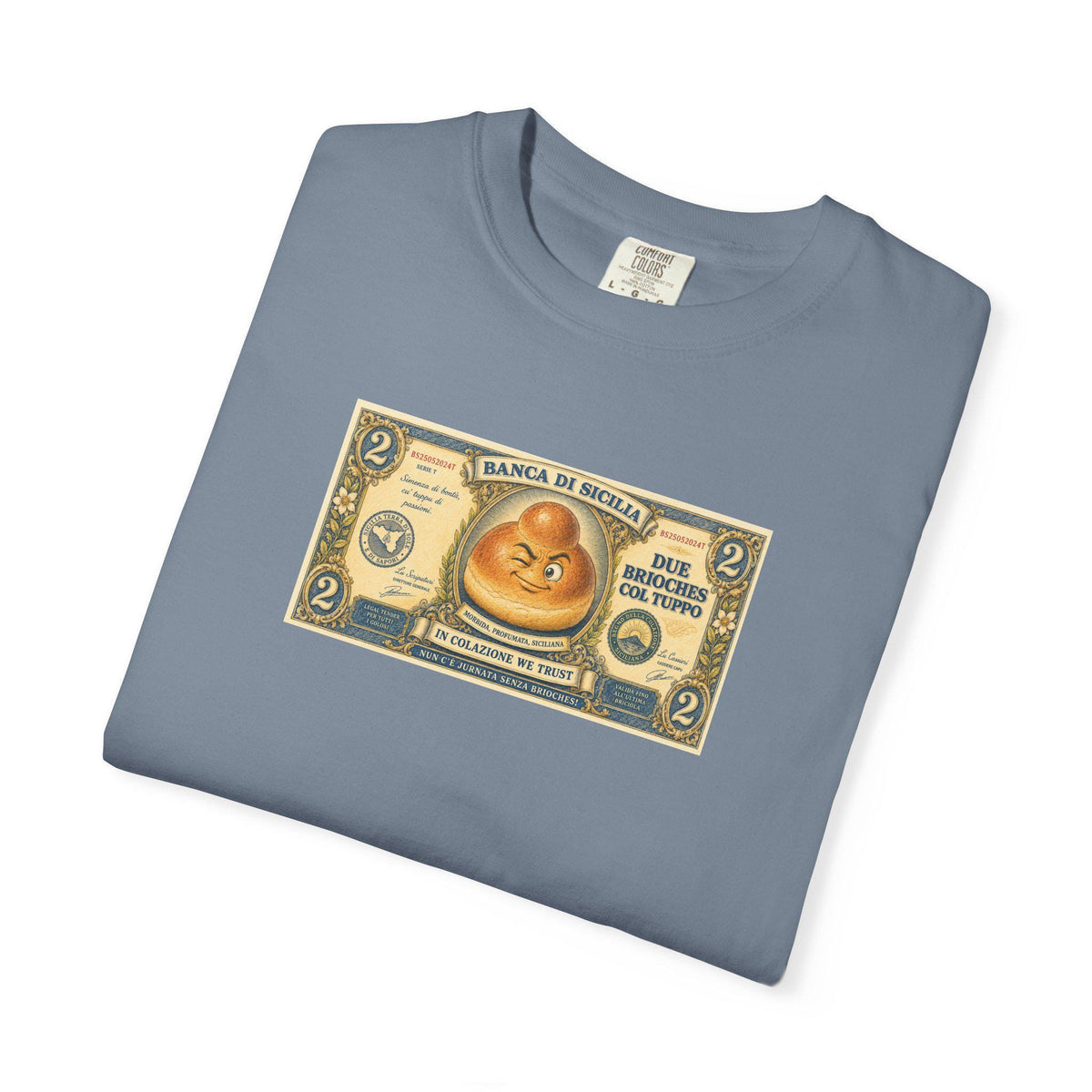 Banca di Sicilia Brioche col Tuppo Shirt, Funny Sicilian - photo 5