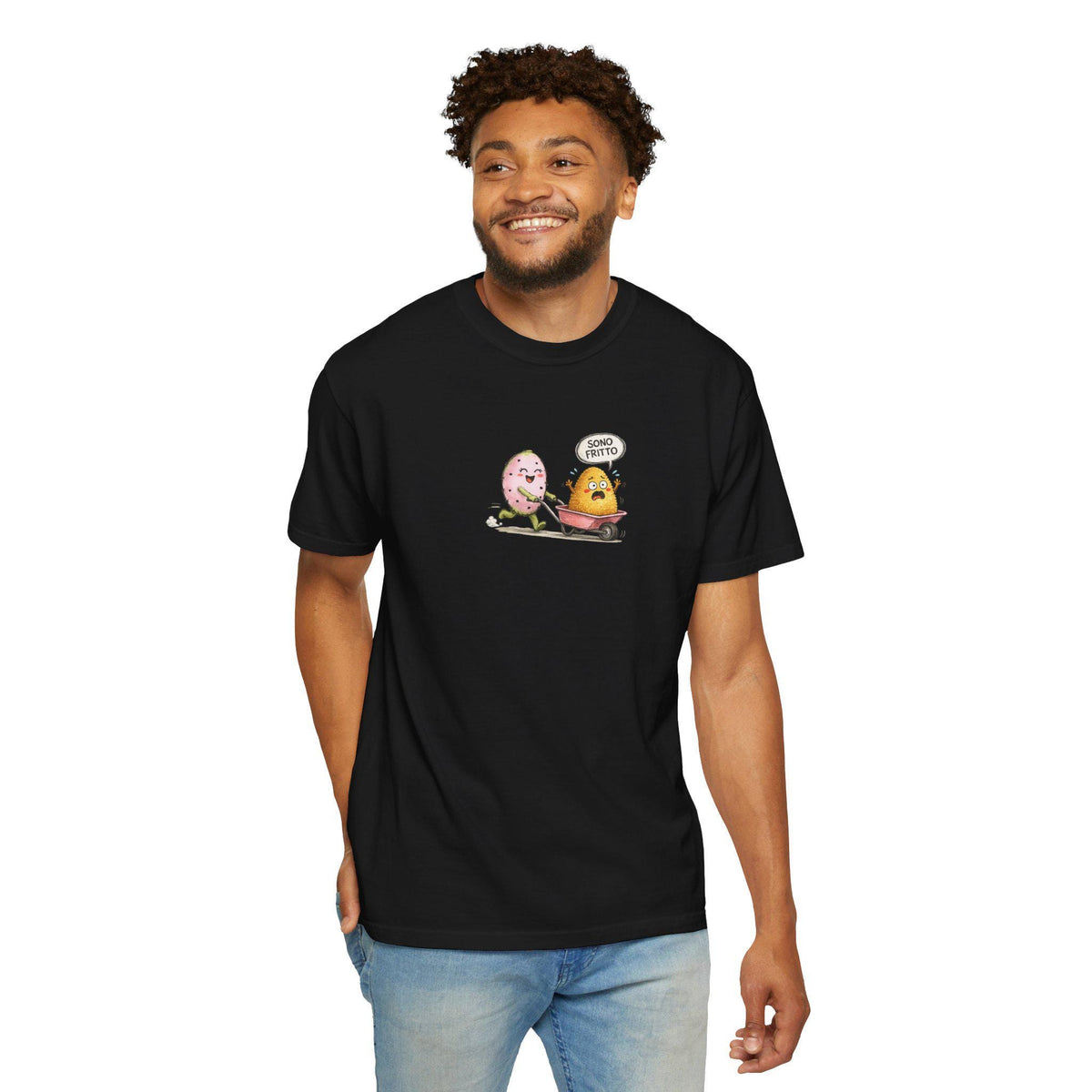 Sono Fritto Funny Sicilian Shirt, Cute Arancino Prickly - photo 4