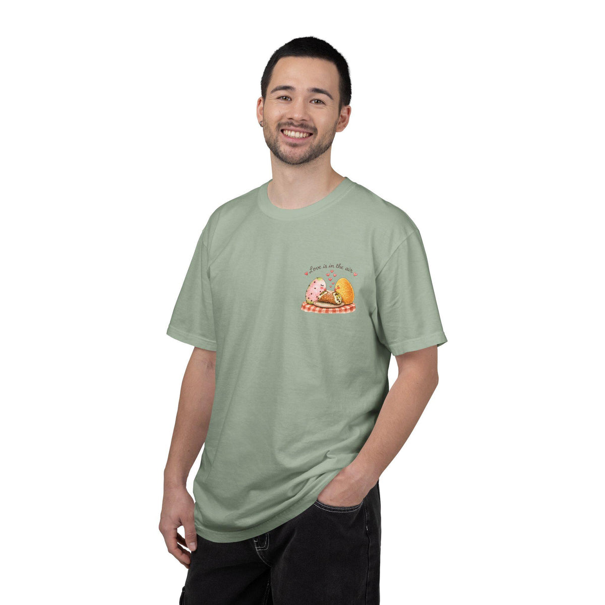 Love is in the Air Pocket Tee, Cute Prickly Pear Couple - photo 2