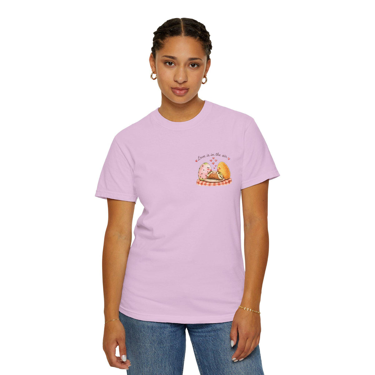Love is in the Air Pocket Tee, Cute Prickly Pear Couple - photo 3