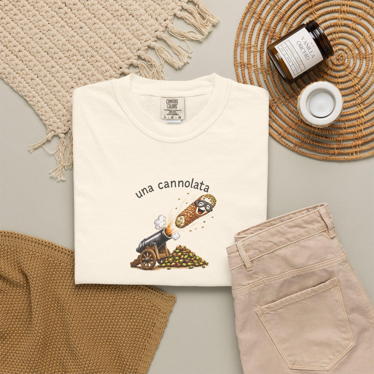 Cannoli Lover Shirt, Funny Sicilian Cannolo Graphic Tee - photo 9