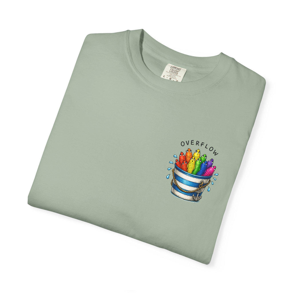 Overflowing Fish Bucket Shirt, Brain Overflow Tee, ADHD - photo 7