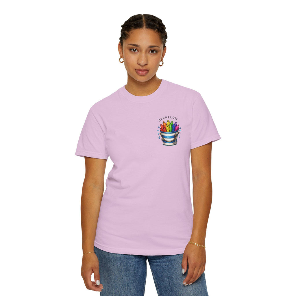 Overflowing Fish Bucket Shirt, Brain Overflow Tee, ADHD - photo 4