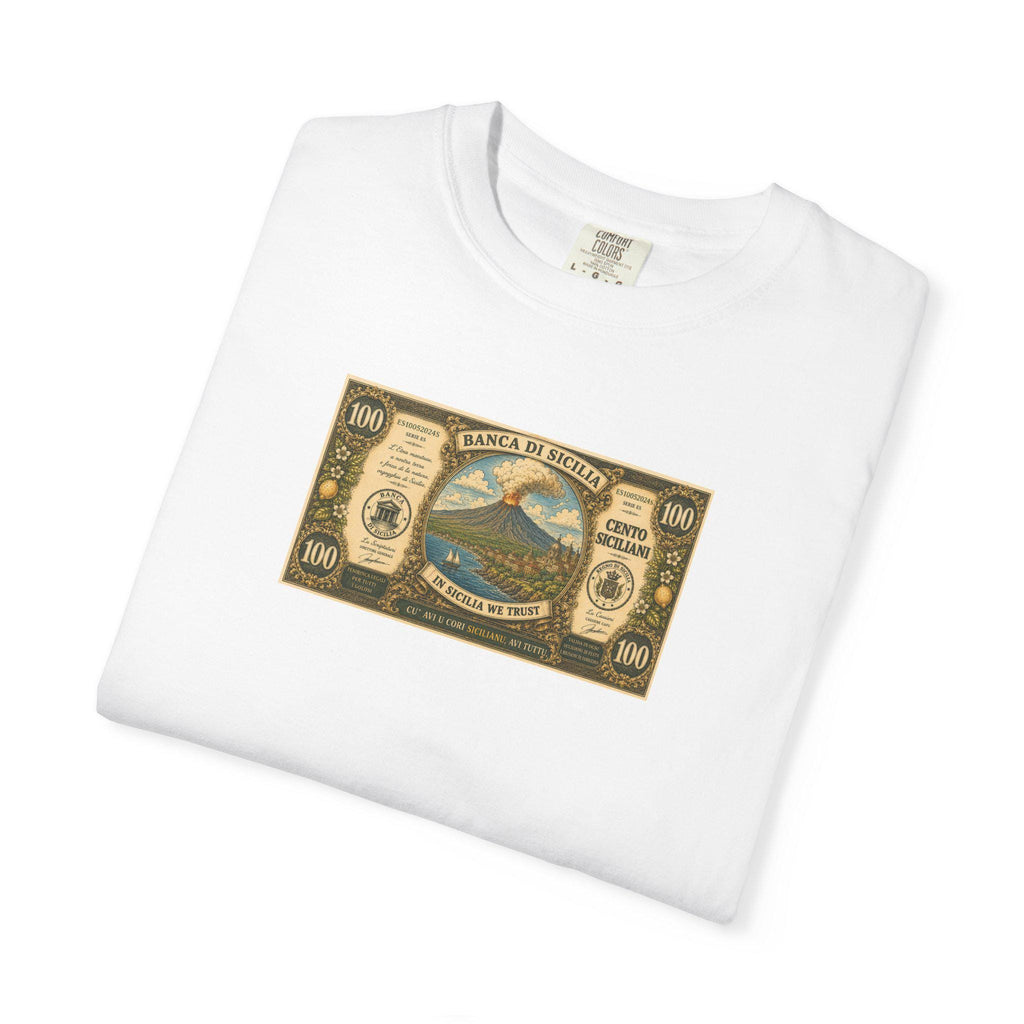 Mount Etna Shirt, Sicilian Pride Tee, Banca di Sicilia 100 - photo 2