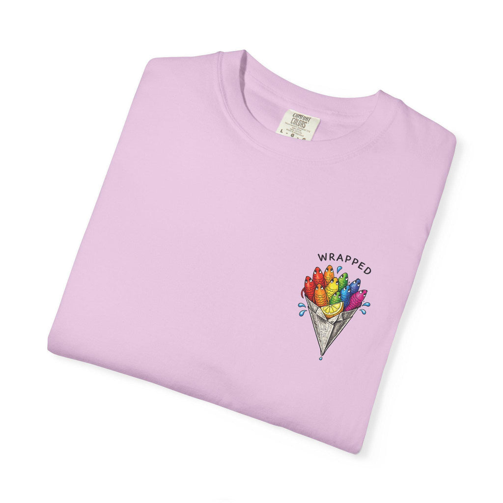 Fish Bouquet Wrapped Shirt, Cozy Introvert Tee, Do Not - photo 1
