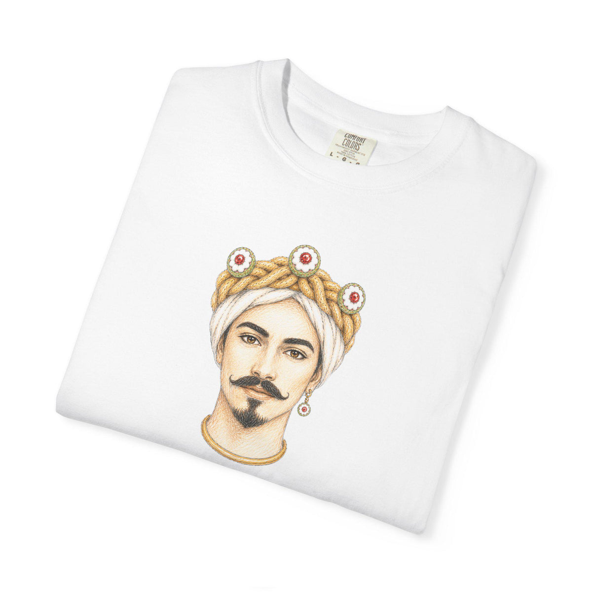 Sicilian Moor Head Shirt, Testa di Moro Tee, Sicily Gift - photo 4