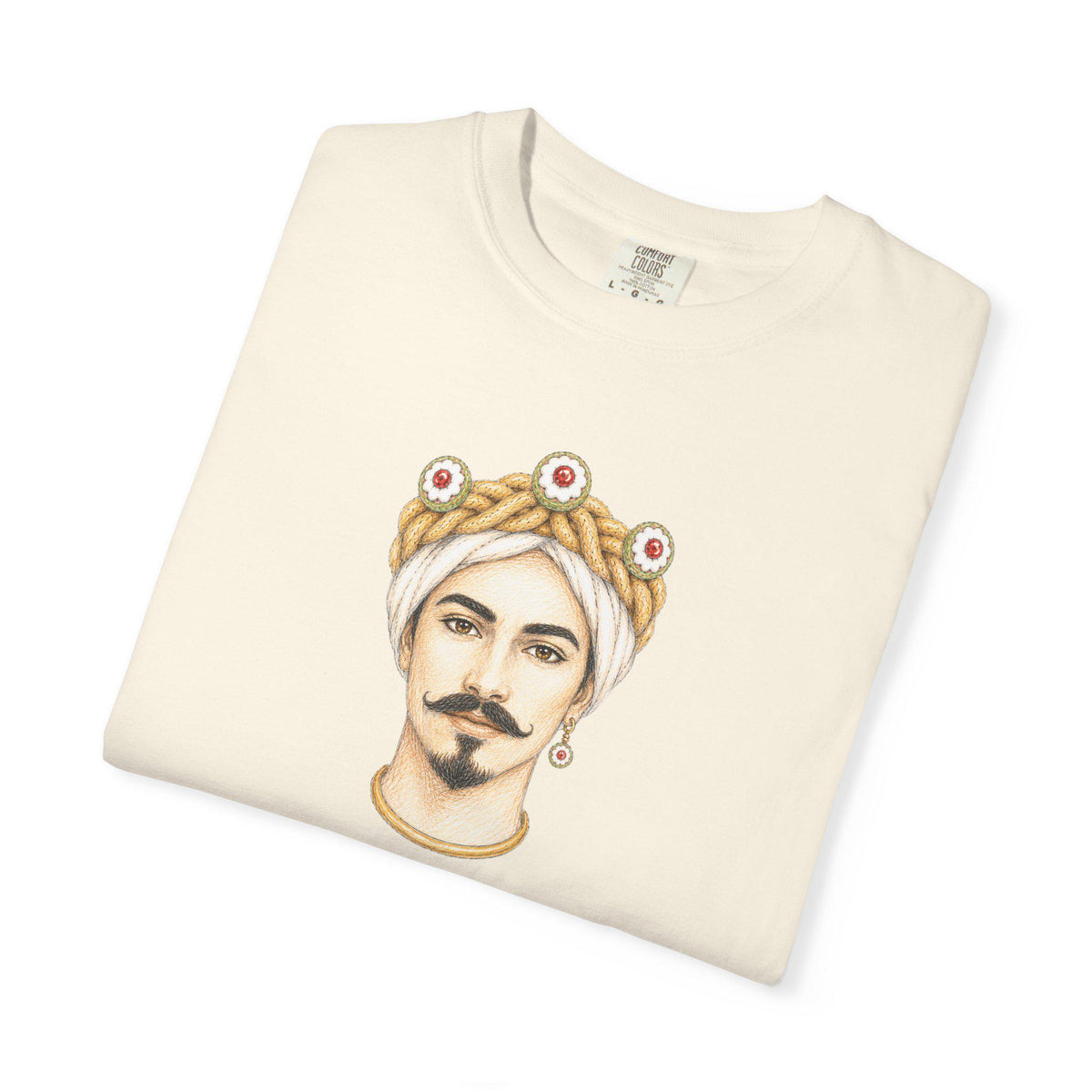 Sicilian Moor Head Shirt, Testa di Moro Tee, Sicily Gift - photo 5