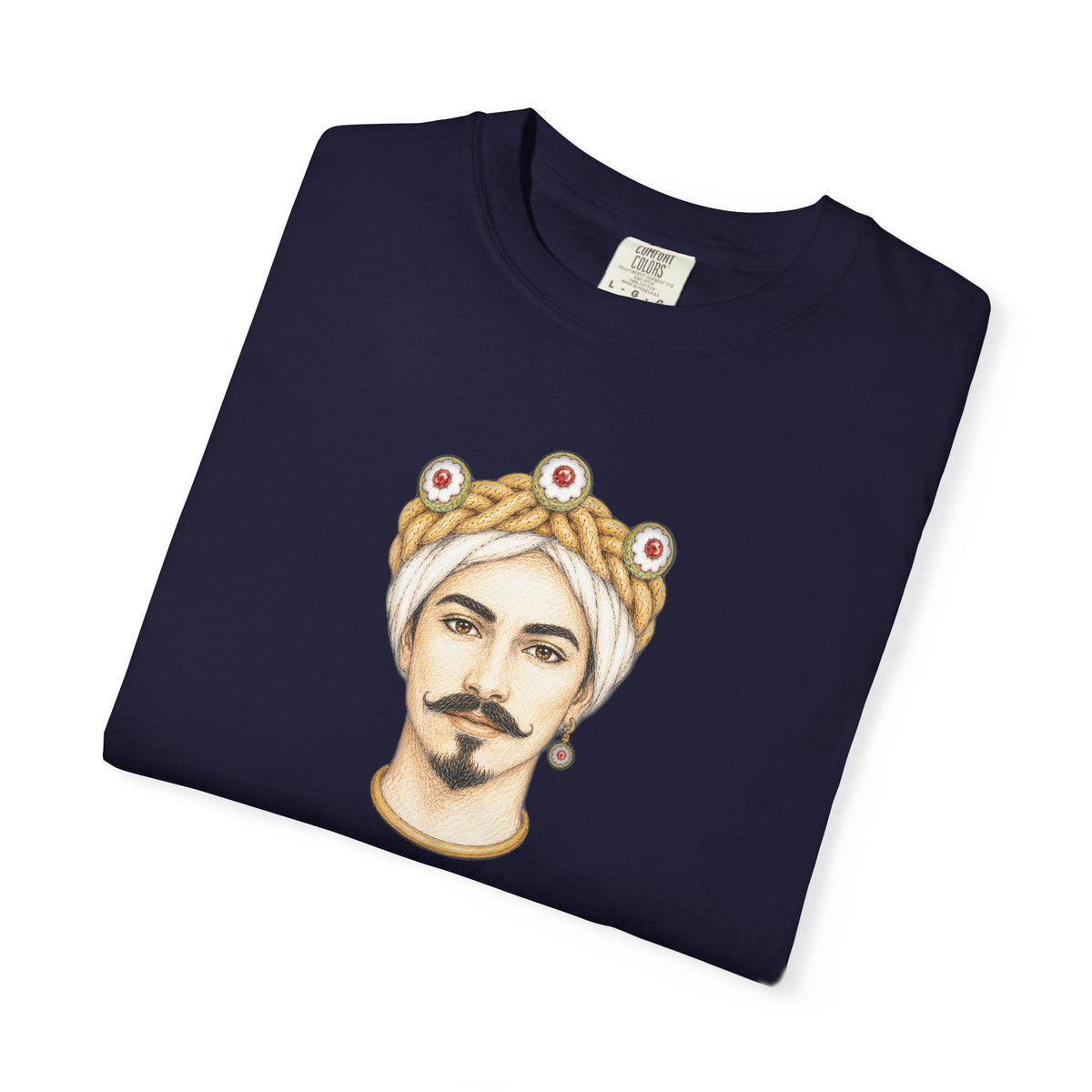 Sicilian Moor Head Shirt, Testa di Moro Tee, Sicily Gift - photo 9