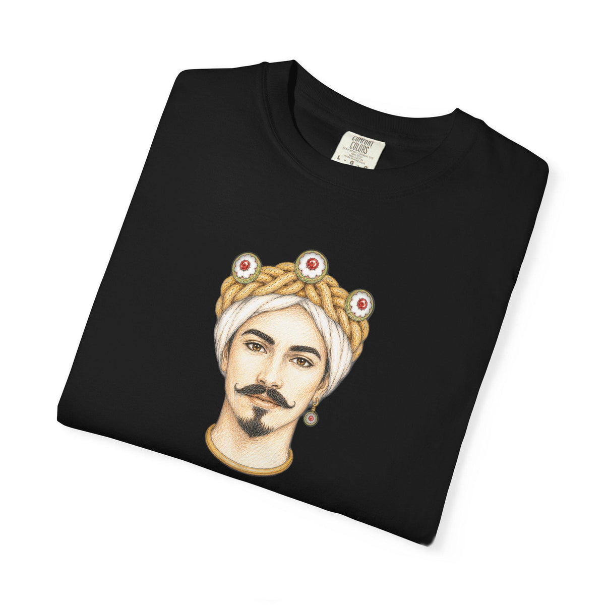 Sicilian Moor Head Shirt, Testa di Moro Tee, Sicily Gift - photo 10