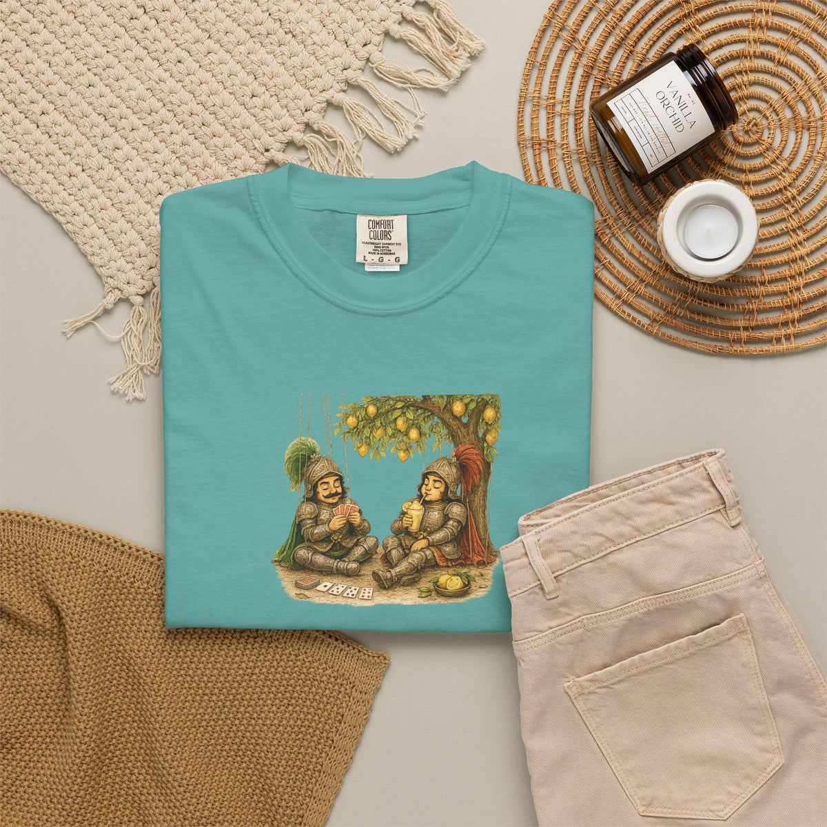 Sicilian Pupi Playing Cards, Italian Summer Shirt, Scopa - photo 1