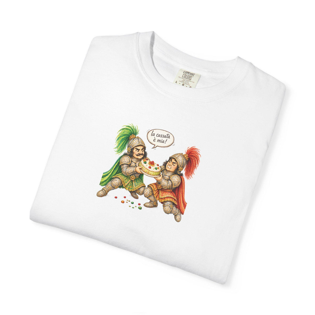 La Cassata è Mia Shirt, Funny Sicilian Puppet Tee, Pupi - photo 2