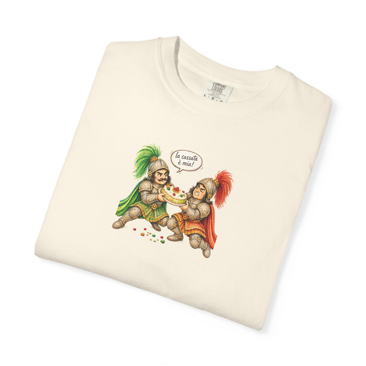 La Cassata è Mia Shirt, Funny Sicilian Puppet Tee, Pupi - photo 3