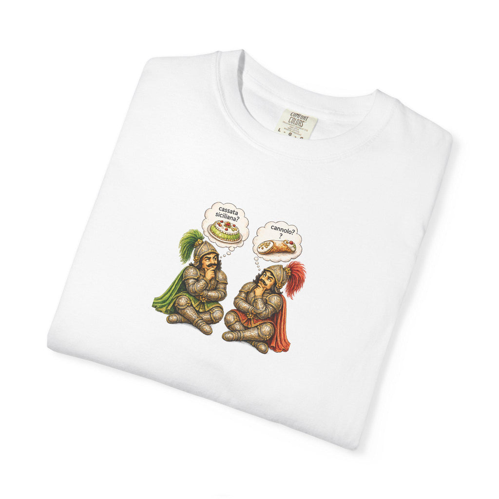 Cannolo or Cassata Shirt, Sicilian Dessert Puppet Tee, Pupi - photo 2