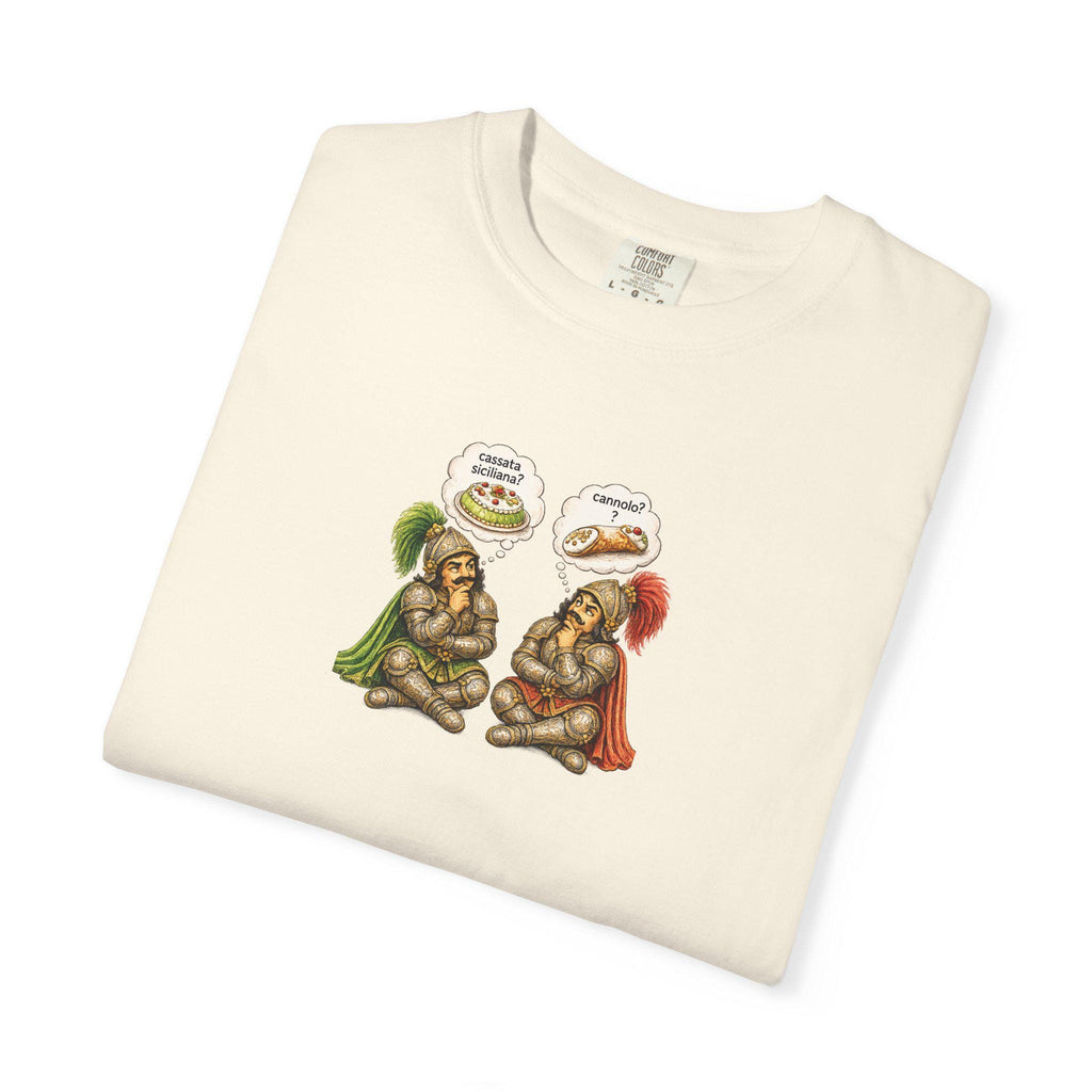 Cannolo or Cassata Shirt, Sicilian Dessert Puppet Tee, Pupi - photo 3