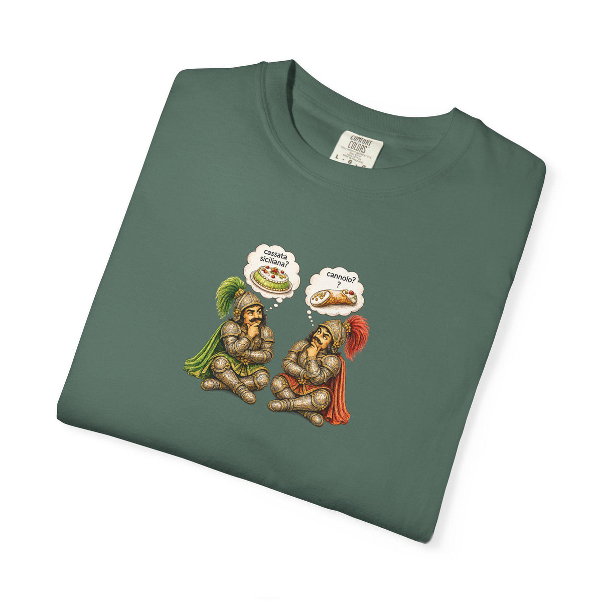 Cannolo or Cassata Shirt, Sicilian Dessert Puppet Tee, Pupi - photo 5