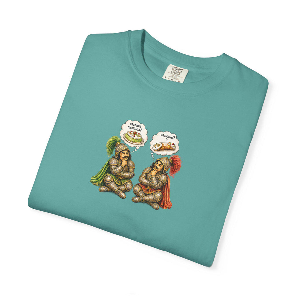 Cannolo or Cassata Shirt, Sicilian Dessert Puppet Tee, Pupi - photo 6