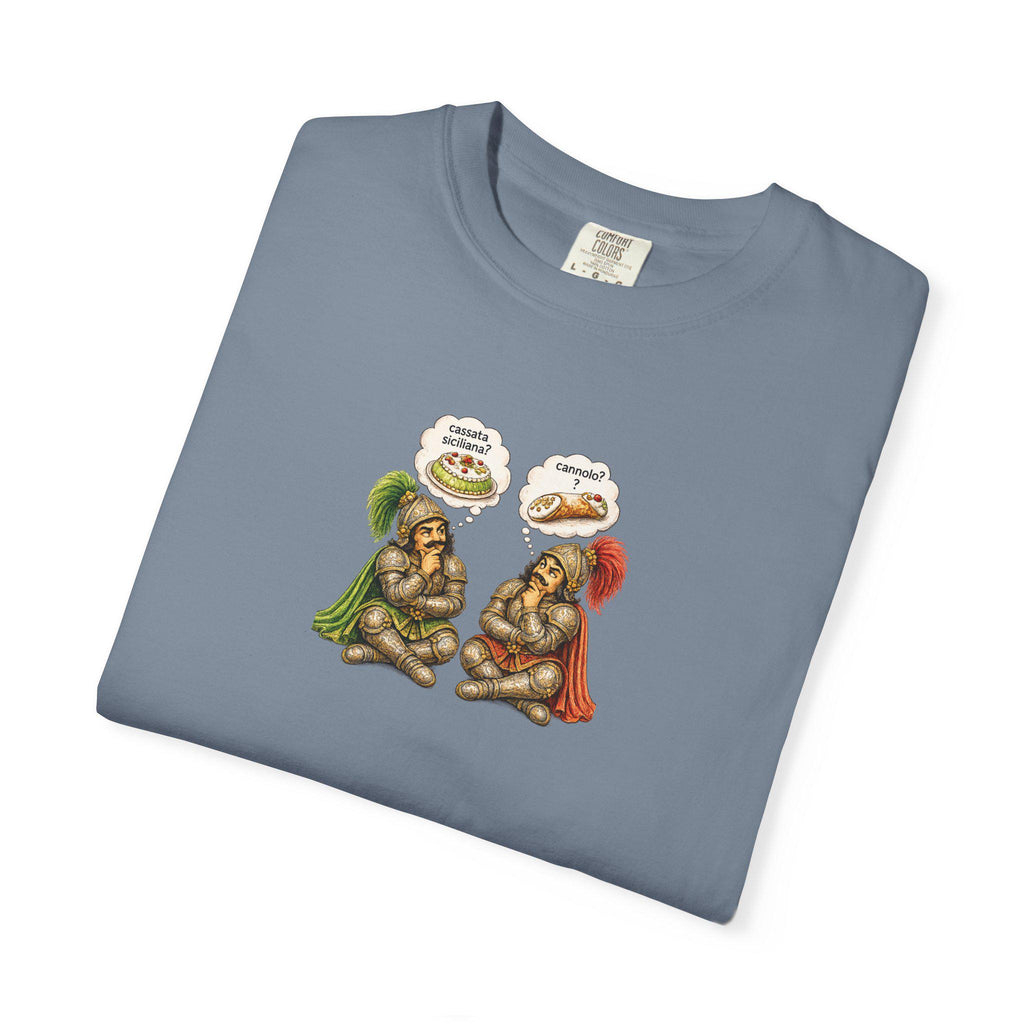 Cannolo or Cassata Shirt, Sicilian Dessert Puppet Tee, Pupi - photo 8