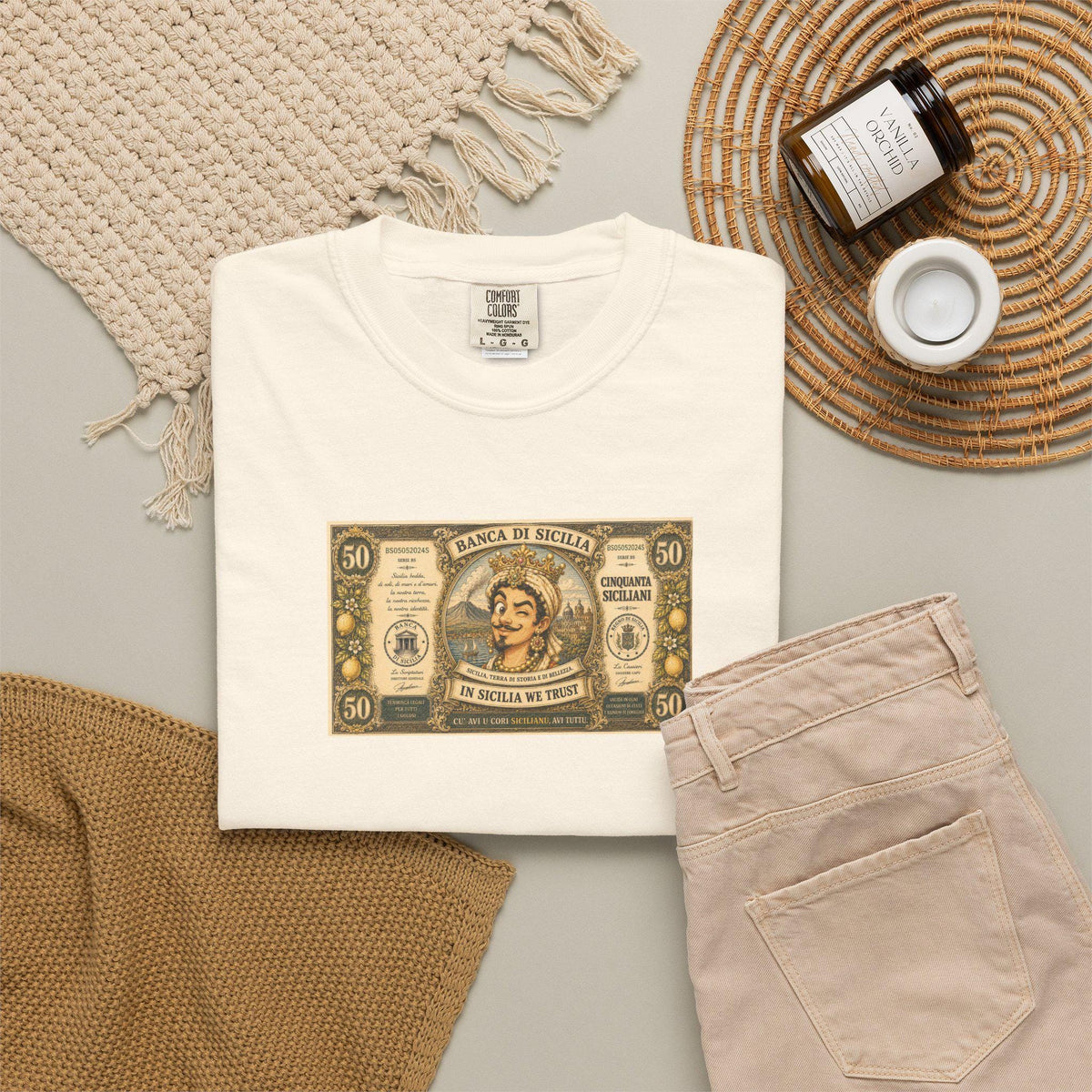 Testa di Moro Shirt, Sicilian Folk Art Tee, Banca di - photo 1