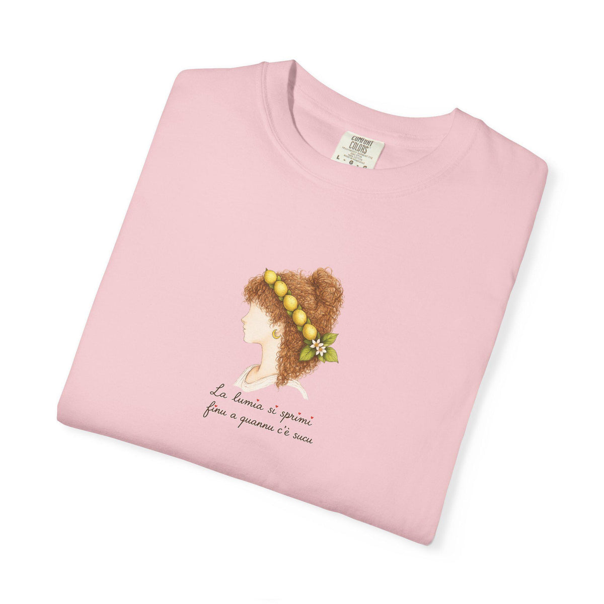 Sicilian Lemon Shirt, Lumia Siciliana Tee, Sicilian Woman - photo 5