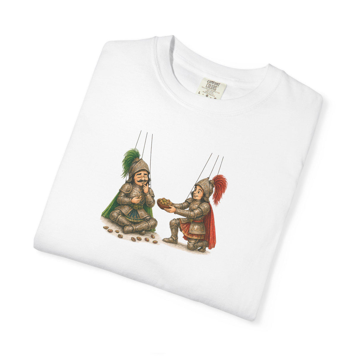 Sicilian Puppet Pistachio Shirt, Pupi Siciliani Tee, Bronte - photo 2