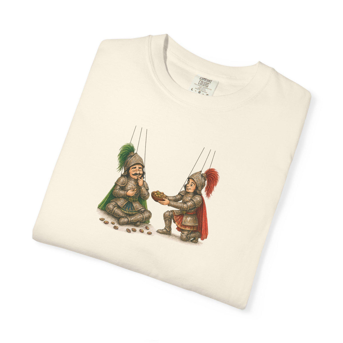 Sicilian Puppet Pistachio Shirt, Pupi Siciliani Tee, Bronte - photo 3
