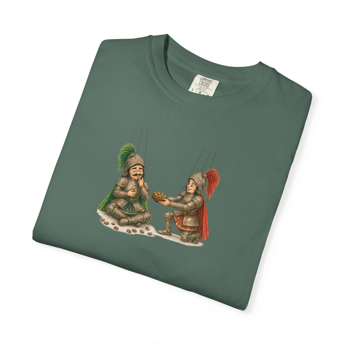 Sicilian Puppet Pistachio Shirt, Pupi Siciliani Tee, Bronte - photo 5