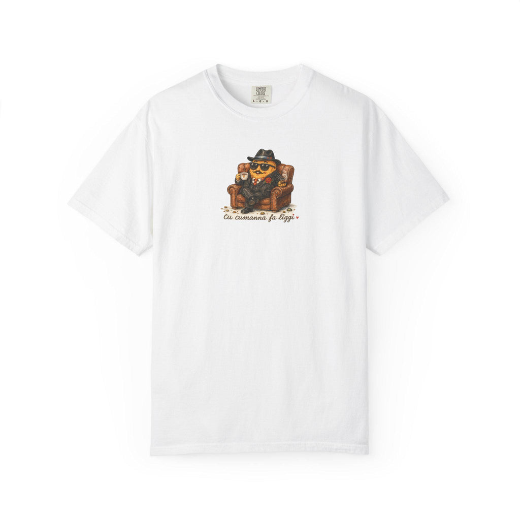 Sicilian Nonno Shirt, Arancino Character Tee, Cu Cumanna Fa - photo 4