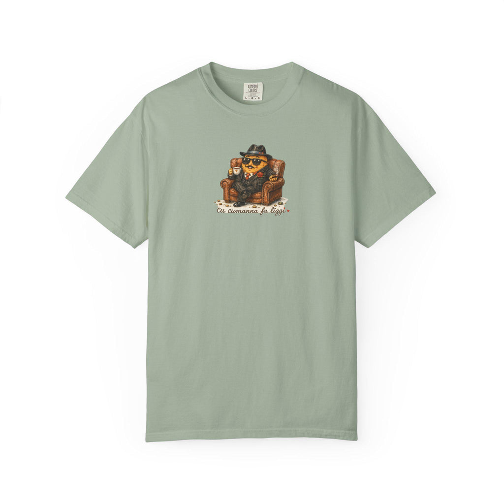 Sicilian Nonno Shirt, Arancino Character Tee, Cu Cumanna Fa - photo 5