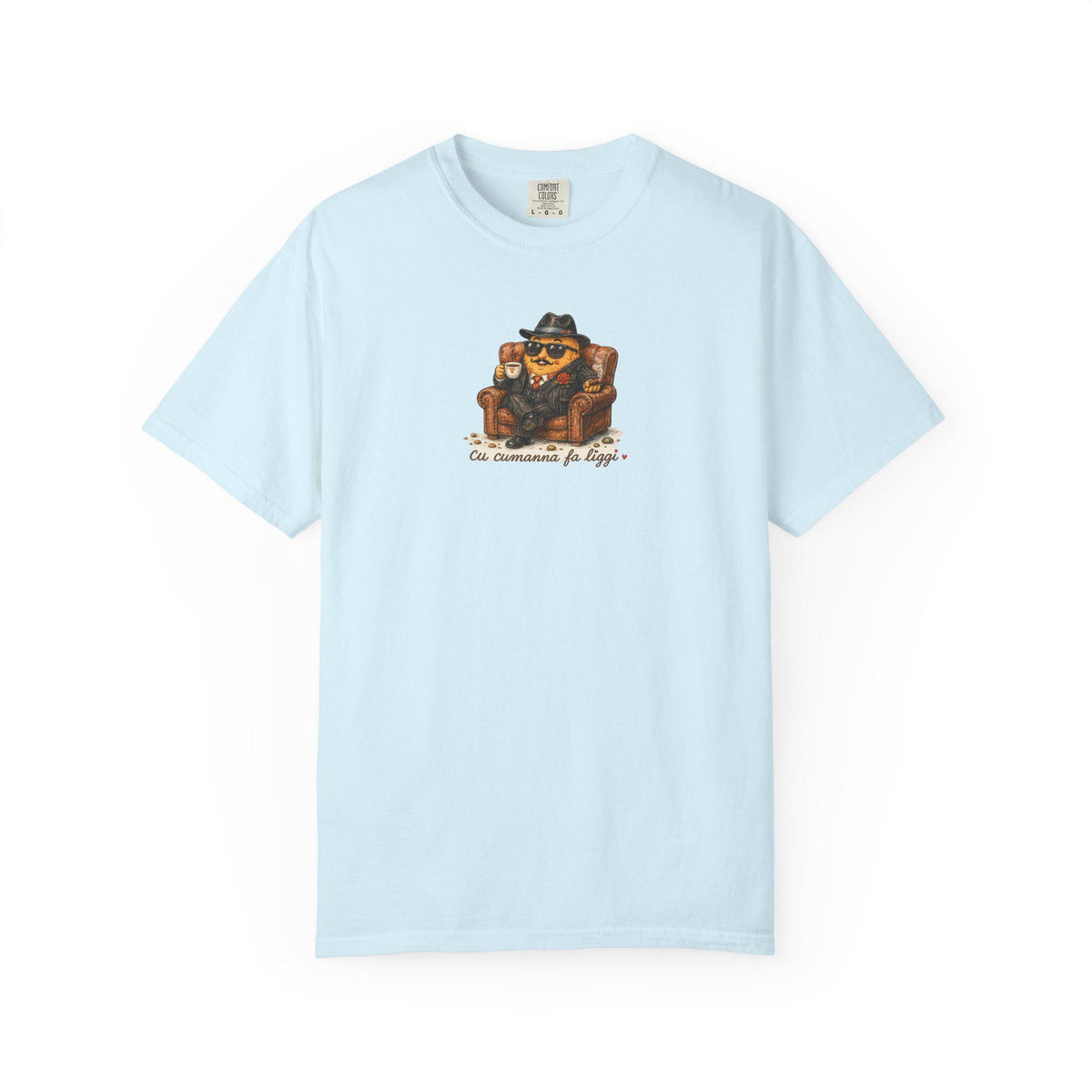 Sicilian Nonno Shirt, Arancino Character Tee, Cu Cumanna Fa - photo 7