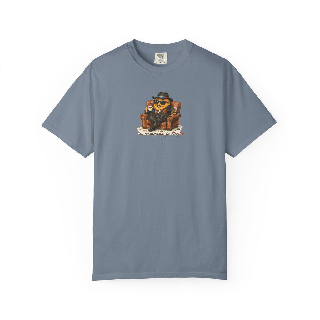 Sicilian Nonno Shirt, Arancino Character Tee, Cu Cumanna Fa - photo 8