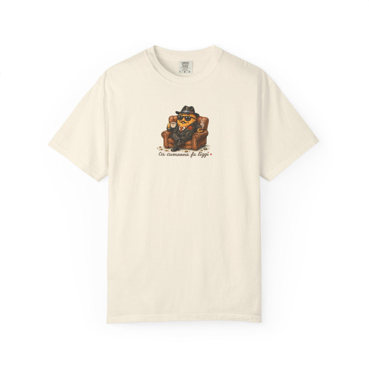 Sicilian Nonno Shirt, Arancino Character Tee, Cu Cumanna Fa - photo 2