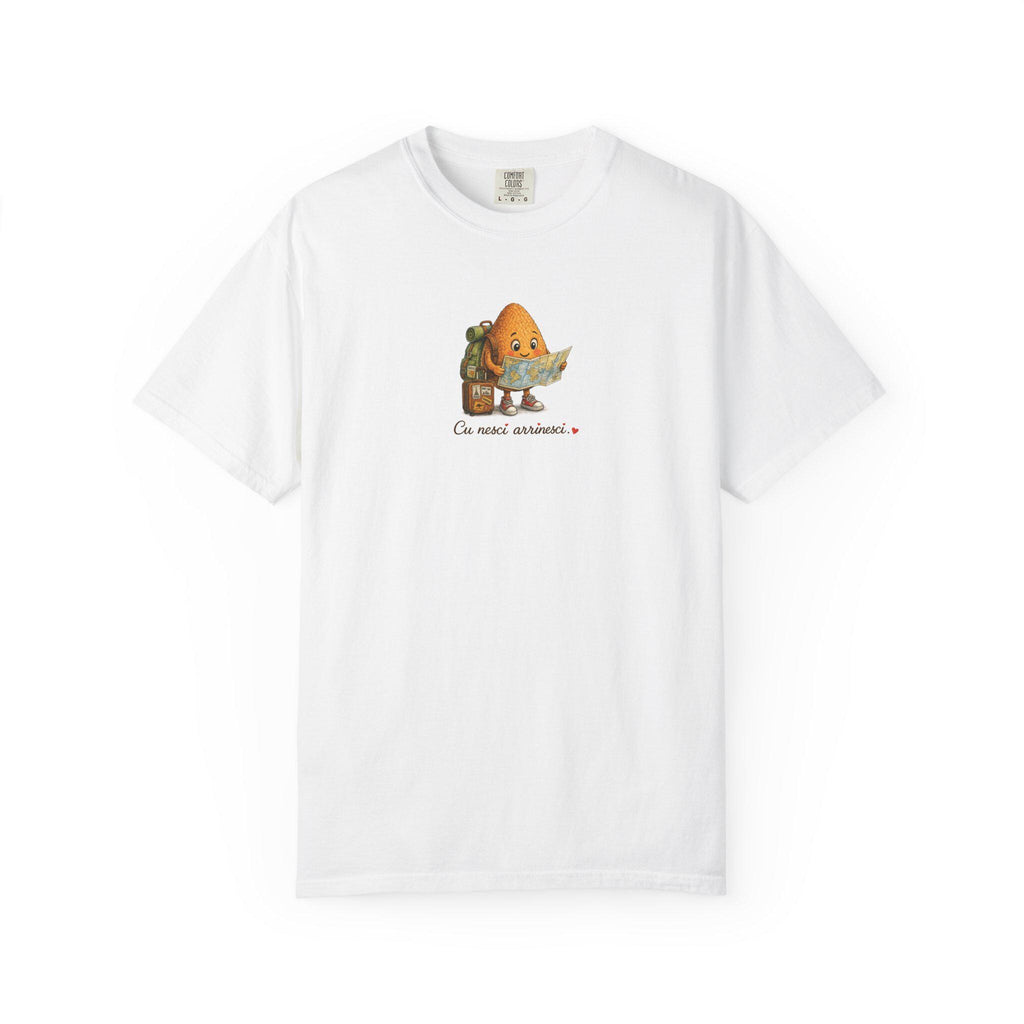 Sicilian Travel Shirt, Cu Nesci Arrinesci Tee, Italian - photo 3