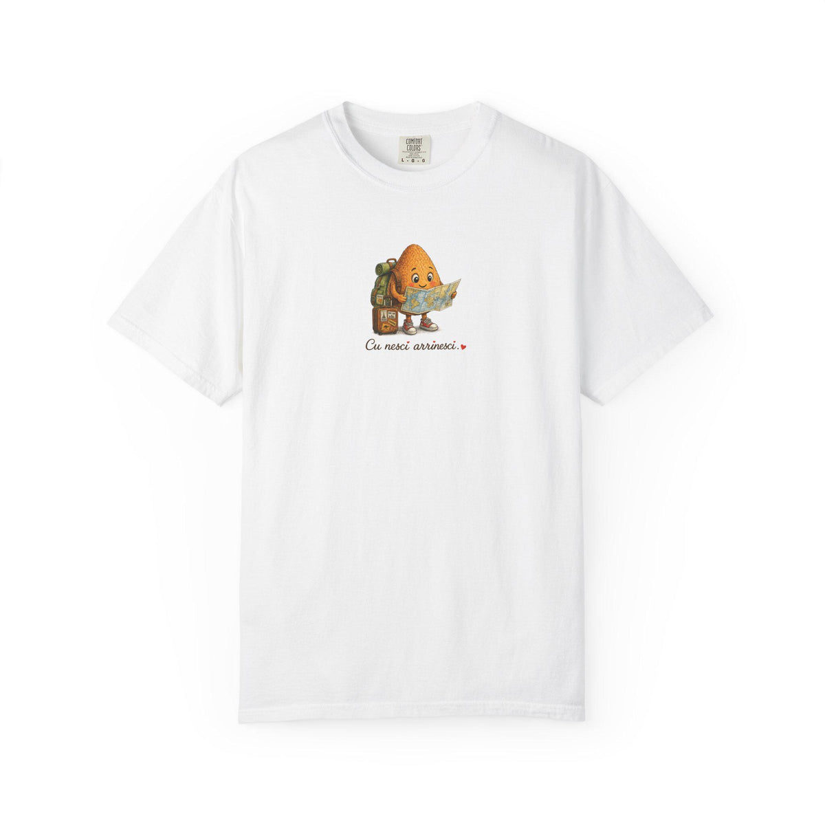 Sicilian Travel Shirt, Cu Nesci Arrinesci Tee, Italian - photo 3